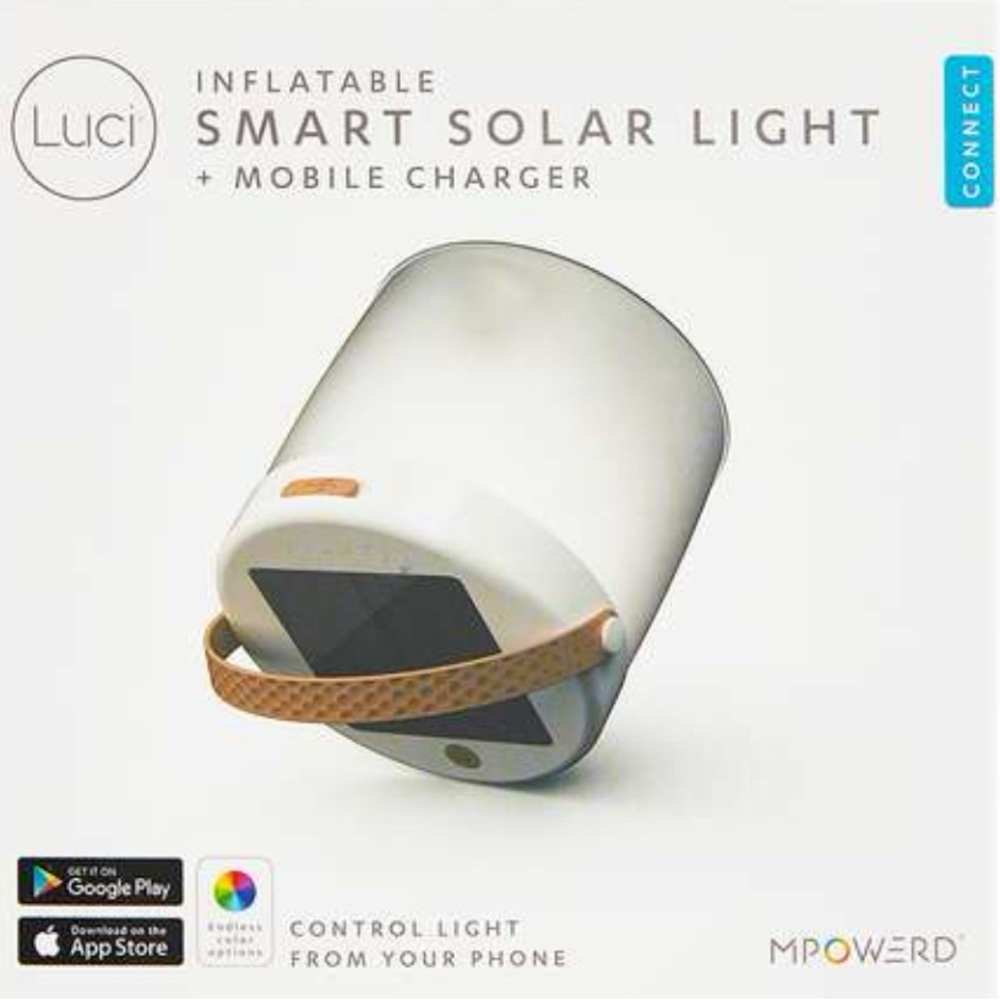 MPOWERD Luci Connect Inflatable Smart Solar Light + Mobile Charger